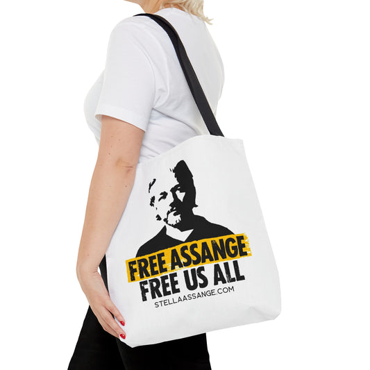 (USA) "Free Assange, Free Us All" Tote Bag
