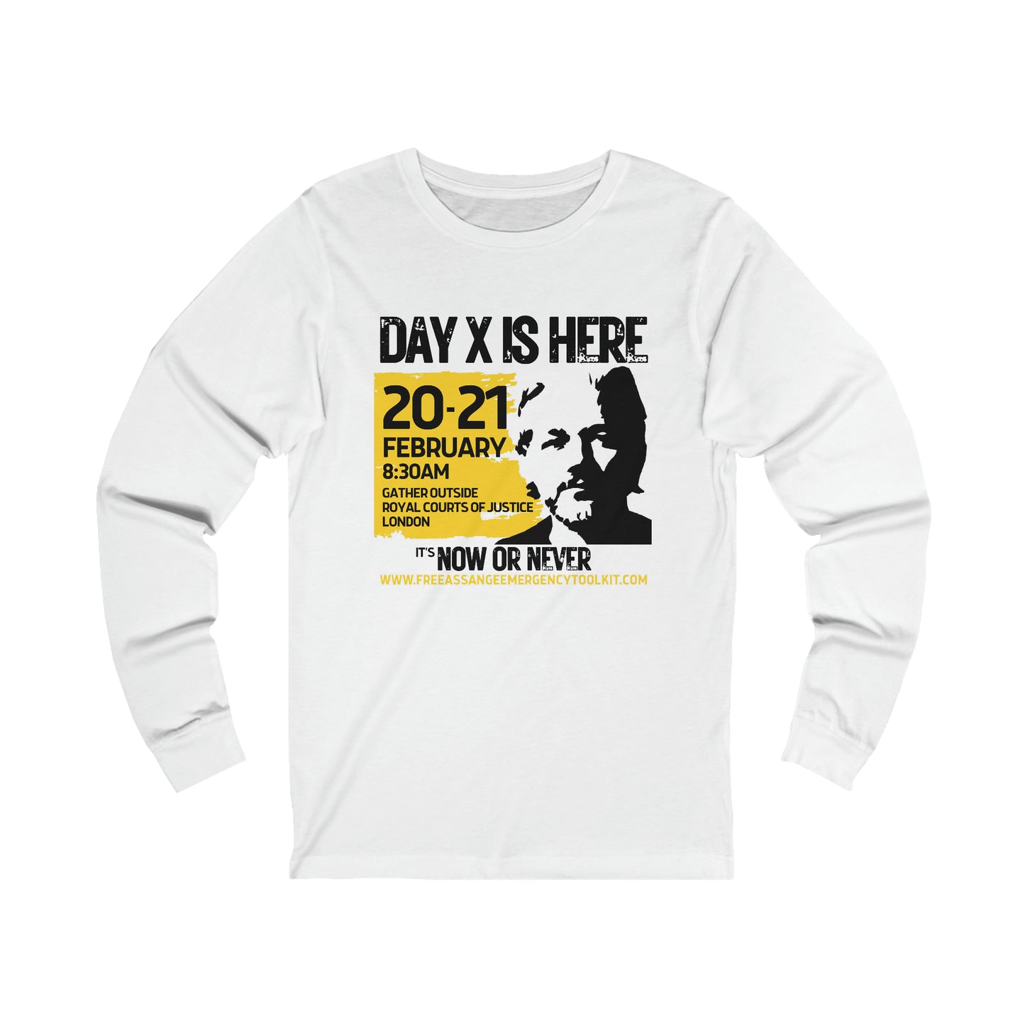 (UK) DAY X IS HERE Unisex Jersey Long Sleeve Tee