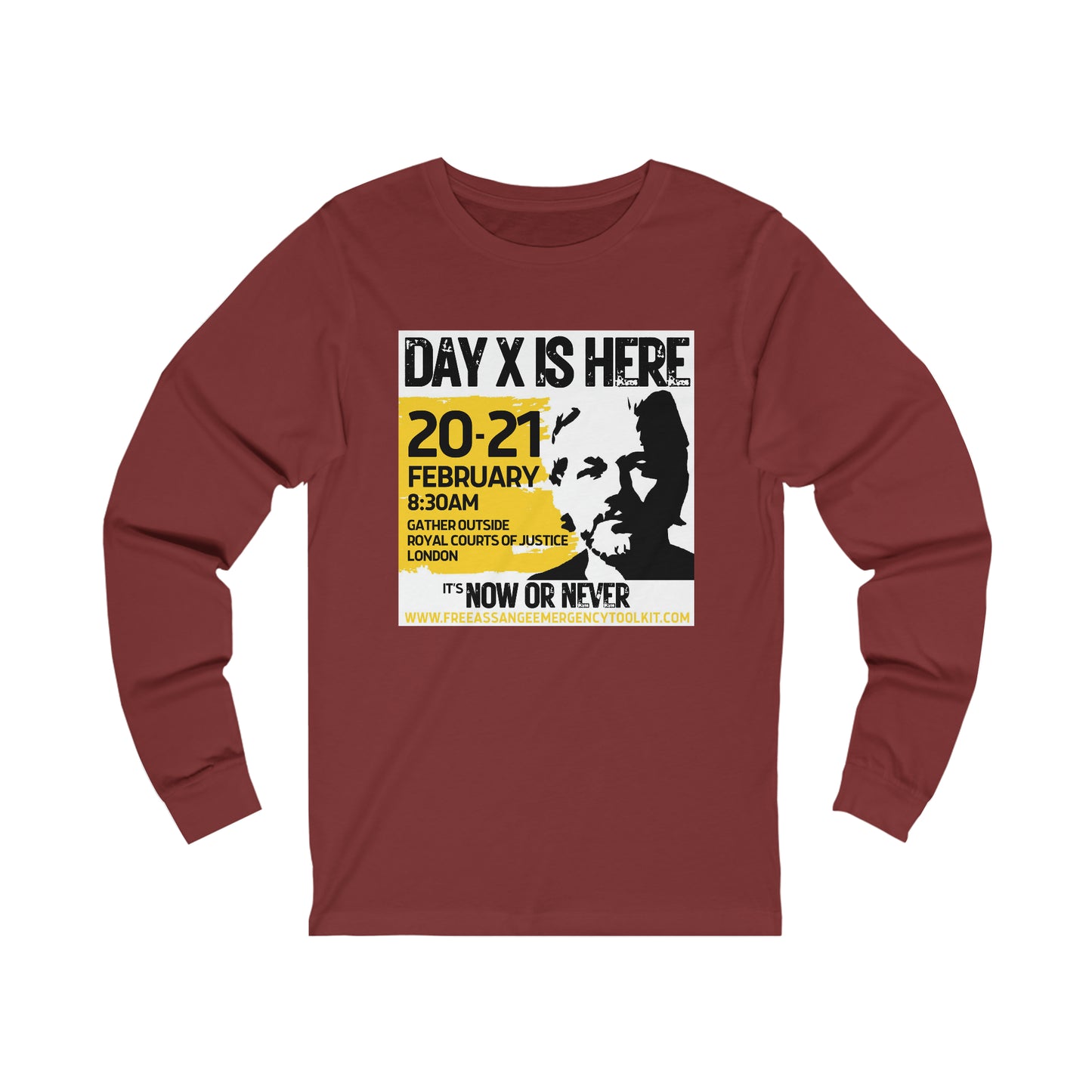 (UK) DAY X IS HERE Unisex Jersey Long Sleeve Tee