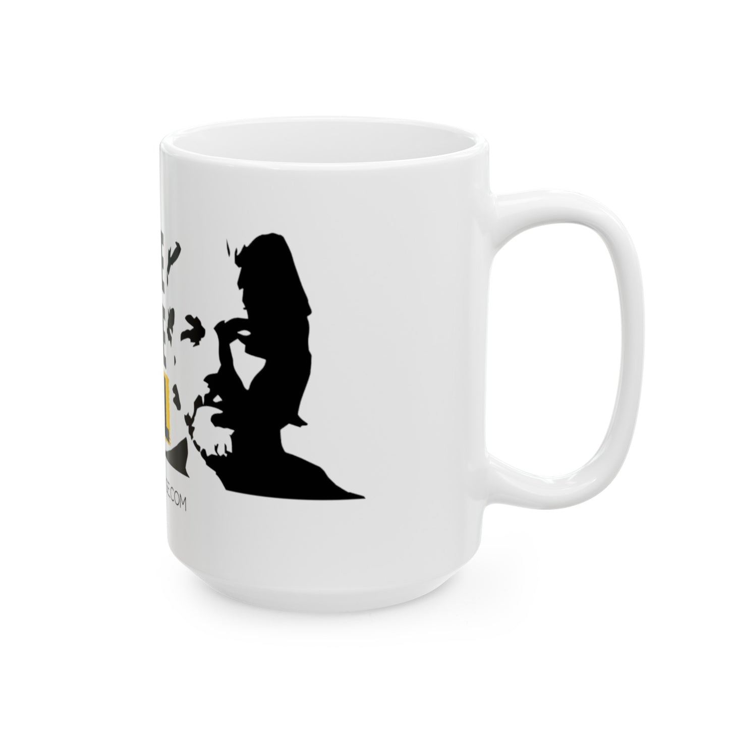 (US Printer) "Free Assange, Free Us All" White Ceramic Mug 11oz, 15oz
