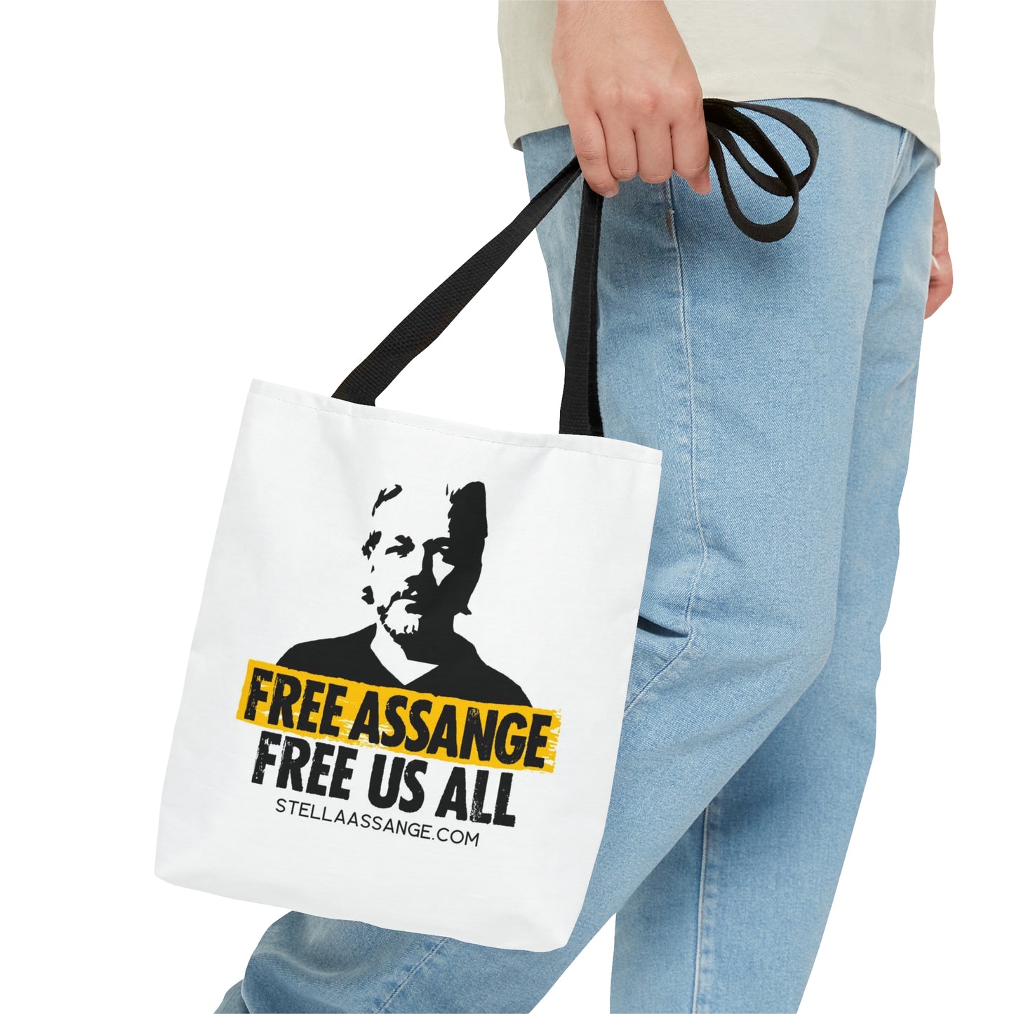 (UK) "Free Assange, Free Us All" Tote Bag